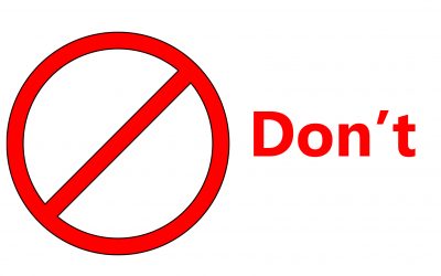 Don’t